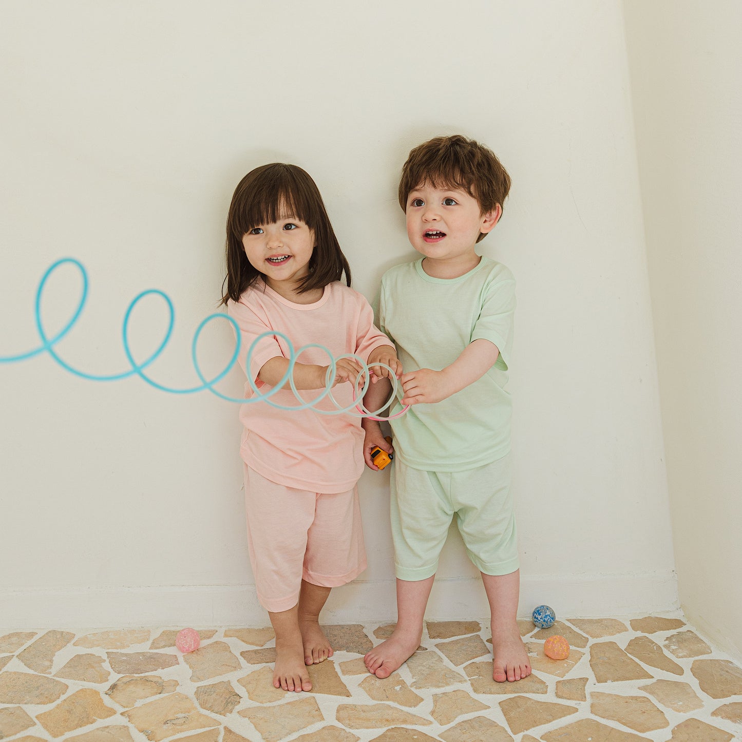 (COCOHANI) Bamboo Solid 3-piece Set (4 Colors)