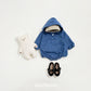 (Pre-order) OOTTBEBE - Stitch Hoodie Suit 스티치후드슈트 (2 Colors)