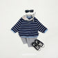 (Pre-order) OOTTBEBE -  Urban Stripe Tee 어반스트라이프티 (2 Colors)