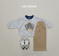 (Pre-order) Soybean Kids Winter - Ski Bear Fleece-Lined Sweatshirt 스키곰양기모맨투맨 (2 Colors)