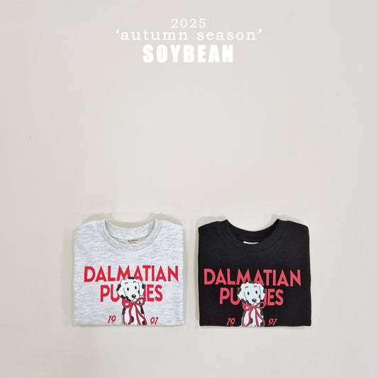 (Pre-order) Soybean Kids - Dalmatian Sweatshirt 달마시안맨투맨 (2 Colors)