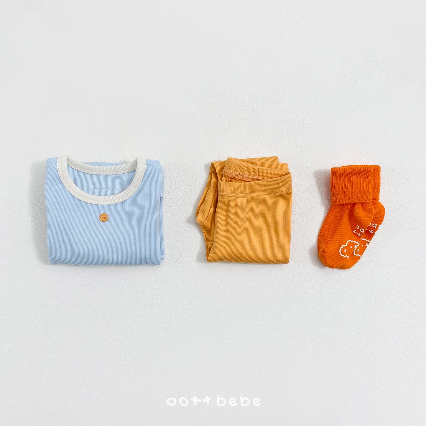 (Pre-order) OOTTBEBE Spring - Picnic Cotton Pajama Set 피크닉실내복 (3 Colors)