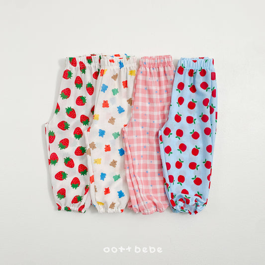 (Pre-order) OOTTBEBE Summer - Summer Pop Pants 썸머팝고쟁이 (4 Colors)
