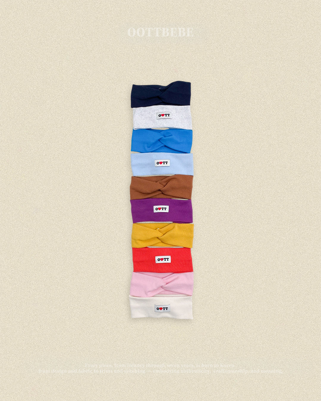 (Pre-order) OOTTBEBE Fall - Jelly Twist Headband - 젤리헤어밴드 (10 Colors)