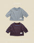 (Pre-order) OOTTBEBE Fall - Tomboy Ribbed Tee - 톰보이시보리티셔츠 (2 Colors)