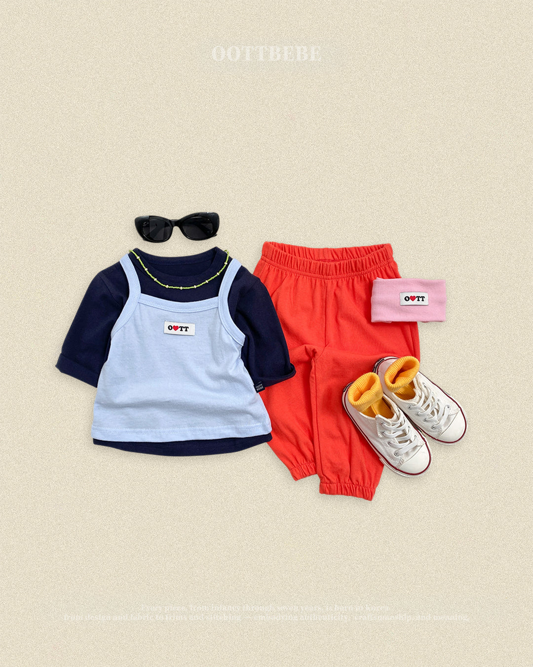 (Pre-order) OOTTBEBE Fall - Jelly Mix Balloon Jogger Pants - 젤리믹스고쟁이팬츠 (4 Colors)