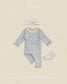 (Pre-order) OOTTBEBE Fall - Sweet Stripe Pajama Set 바닐라라떼실내복 (3 Colors)