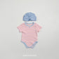 (Pre-order) OOTTBEBE Summer -  Jelly Pop Bodysuit 젤리팝슈트 (3 Colors)