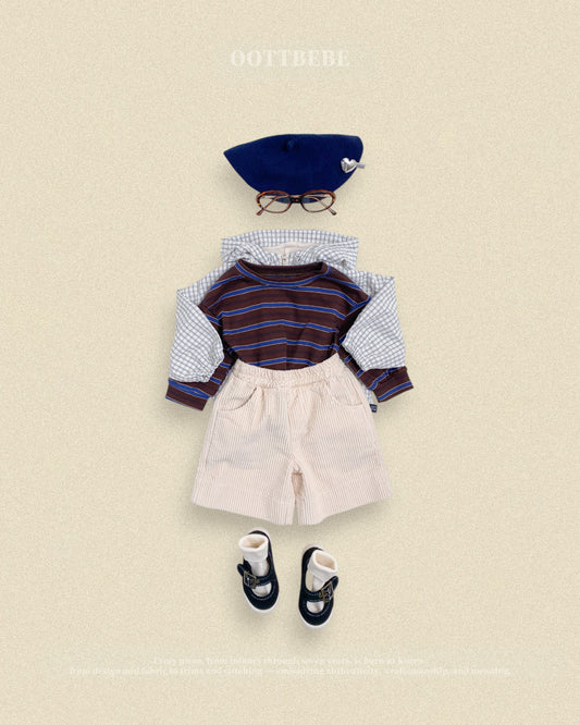 (Pre-order) OOTTBEBE Fall - Wide Corduroy Shorts - 빅골덴팬츠 (4 Colors)