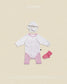 (Pre-order) OOTTBEBE Fall - Lovely Floral Romper & Leggings Set 코코플라워슈트세트 (2 Colors)