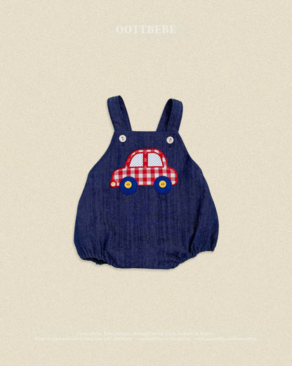 (Pre-order) OOTTBEBE Fall - Bungbung Denim Suit - 붕붕이데님슈트 (3 Colors)