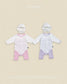 (Pre-order) OOTTBEBE Fall - Lovely Floral Bonnet 코코플라워보넷 (2 Colors)