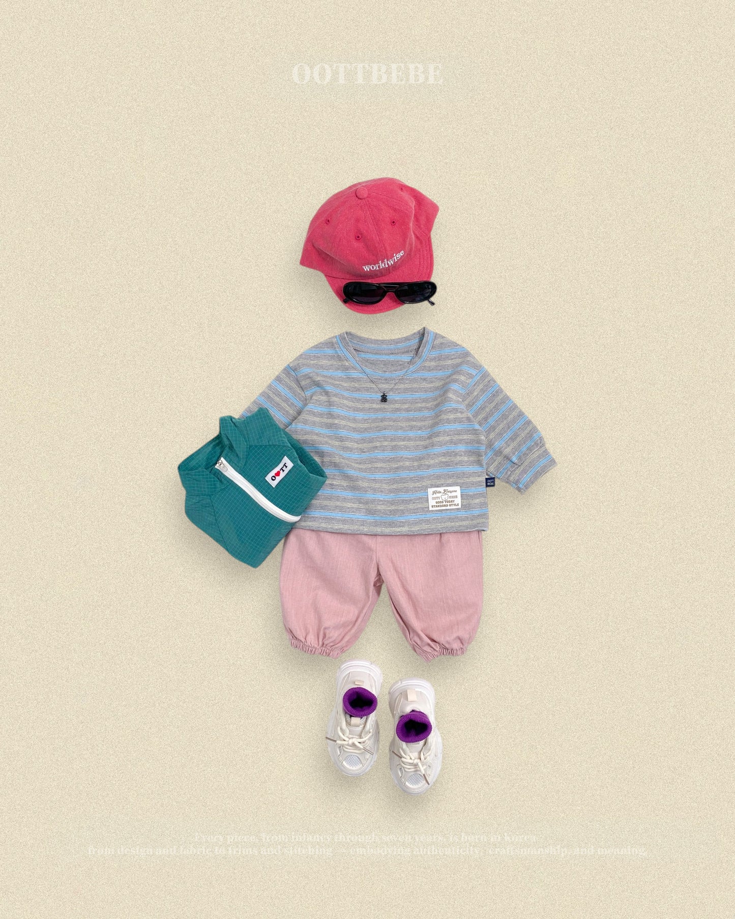 (Pre-order) OOTTBEBE Fall - Hip Slub Pants - 힙한슬럽팬츠 (2 Colors)