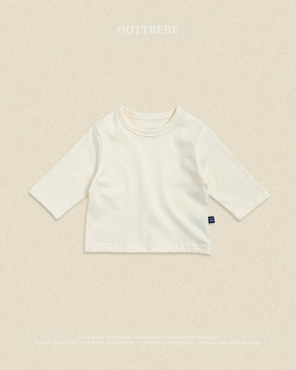 (Pre-order) OOTTBEBE Fall - OOTT Mix Long Sleeve Tee - 오뜨믹스티셔츠 (4 Colors)