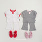 (Pre-order) OOTTBEBE Summer -  Lovely Eyelet Set 러블리아일렛상하복 (2 Colors)
