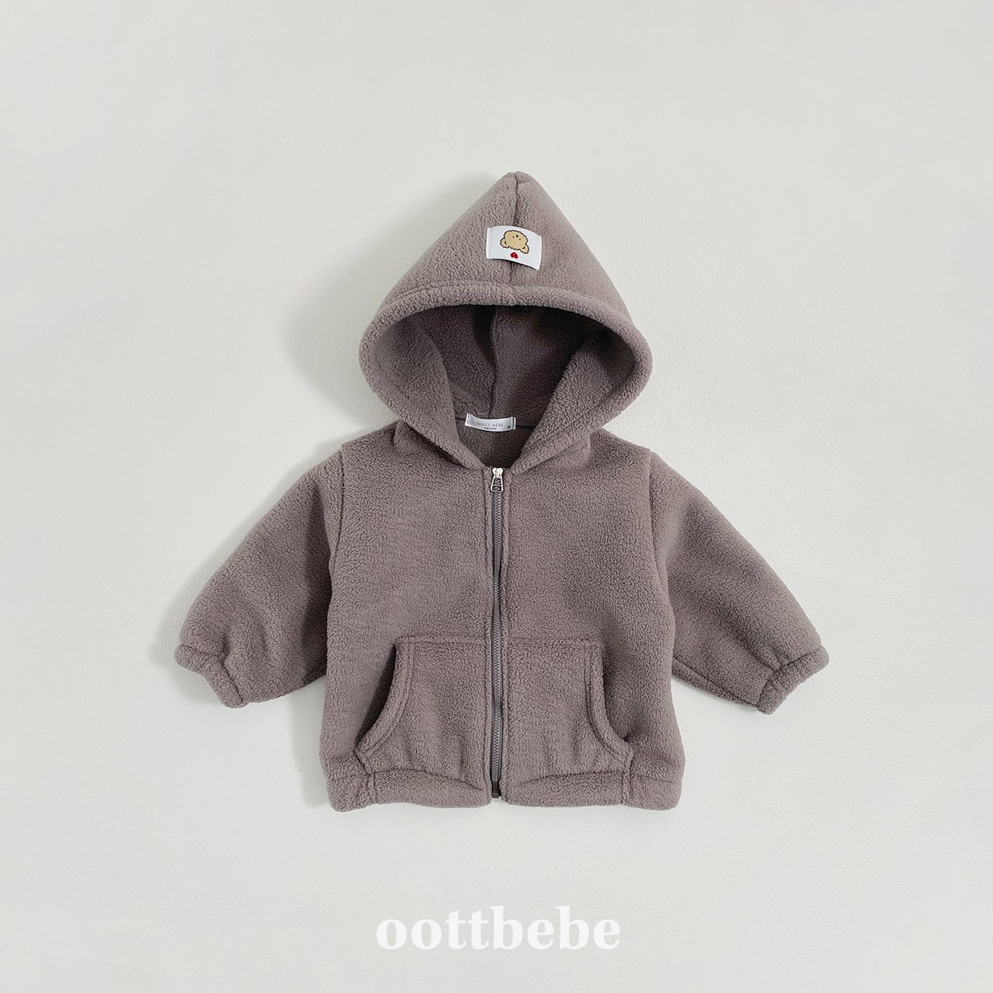 (Pre-order) OOTTBEBE Winter - Marshmallow Cloud Fleece Zip-Up Jacket 말랑구름후리스집업점퍼 (5 Colors)