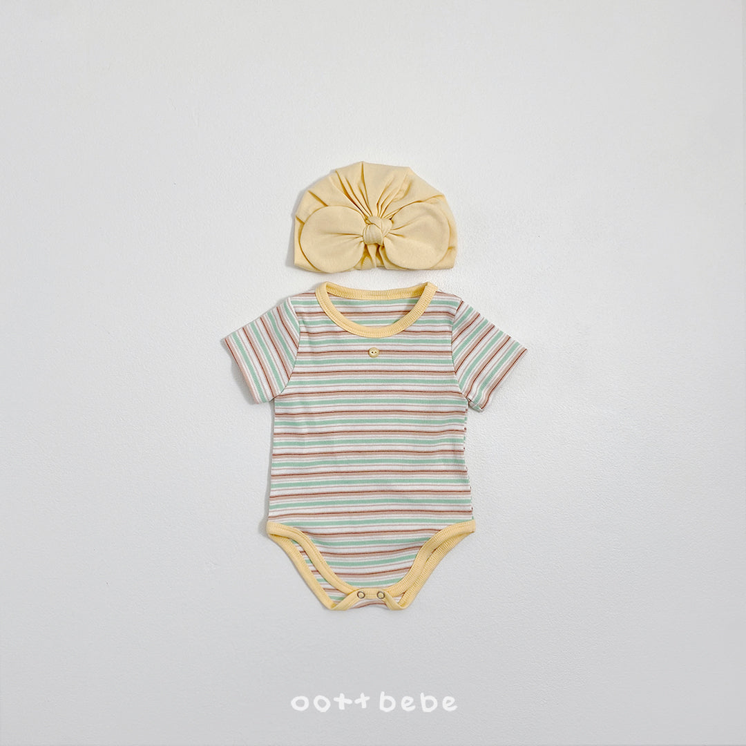 (Pre-order) OOTTBEBE Summer -  Jelly Pop Bodysuit 젤리팝슈트 (3 Colors)