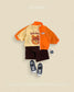(Pre-order) OOTTBEBE Fall - Bbang Bear Raglan Tee - 빵나그랑티셔츠 (2 Colors)