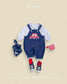 (Pre-order) OOTTBEBE Fall - Bungbung Denim Overalls - 붕붕이데님오버롤 (3 Colors)