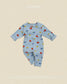 (Pre-order) OOTTBEBE Fall - Cute Car Pajama Set 자동차실내복 (2 Colors)