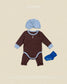 (Pre-order) OOTTBEBE Fall - Mini Dot Romper & Leggings Set 슈슈도트슈트세트 (2 Colors)