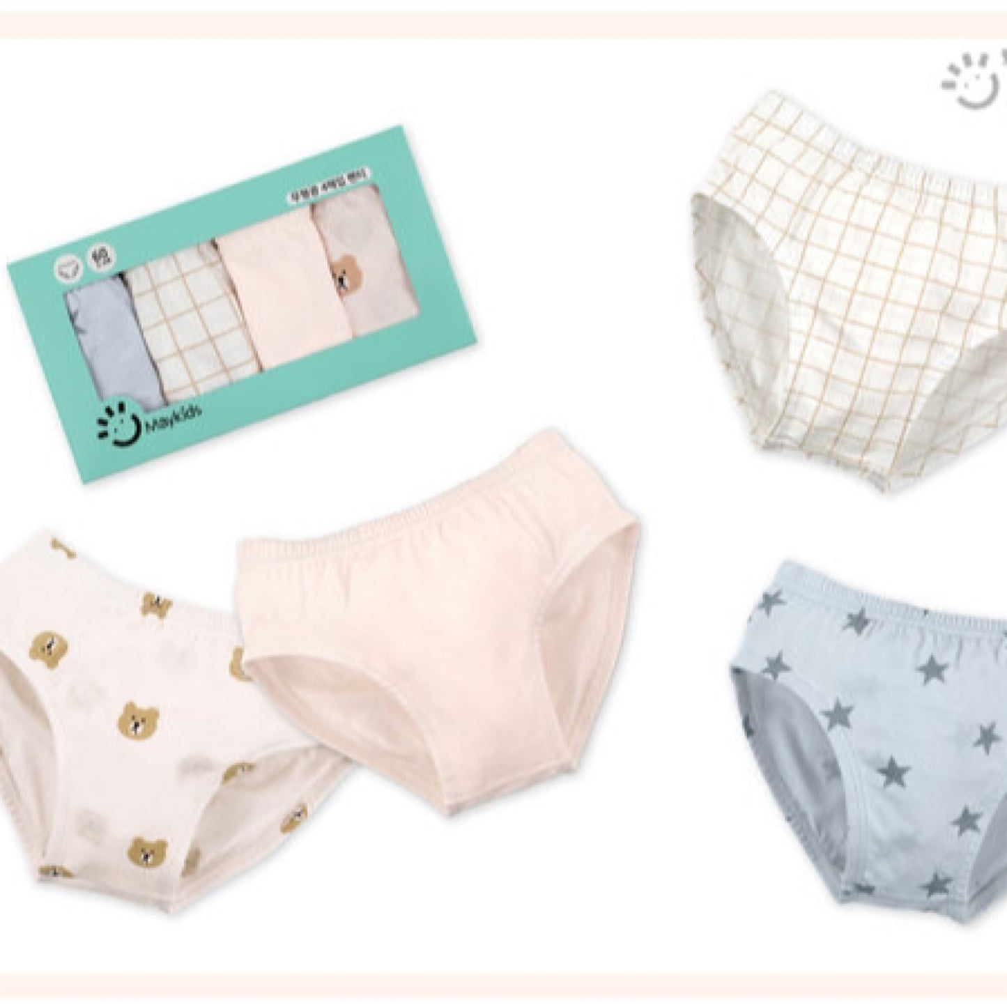 (MayKids) Bear Cotton Boys’ Underwear (4-pack)