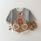(Pre-order) Daily Bebe Winter - Kids' Fuzzy Heart Shorts 뽀글 하트 반바지 (2 Colors)