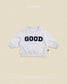 (Pre-order) OOTTBEBE Fall - GOOD Sweatshirt - GOOD 맨투맨 (2 Colors)