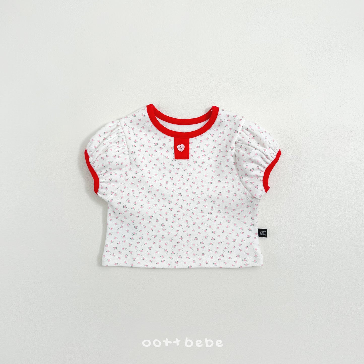 (Pre-order) OOTTBEBE Summer -  Lovely Eyelet Set 러블리아일렛상하복 (2 Colors)