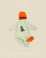 (Pre-order) OOTTBEBE Fall - Robot Dino Romper & Leggings Set 로봇공룡슈트세트 (5 Colors)