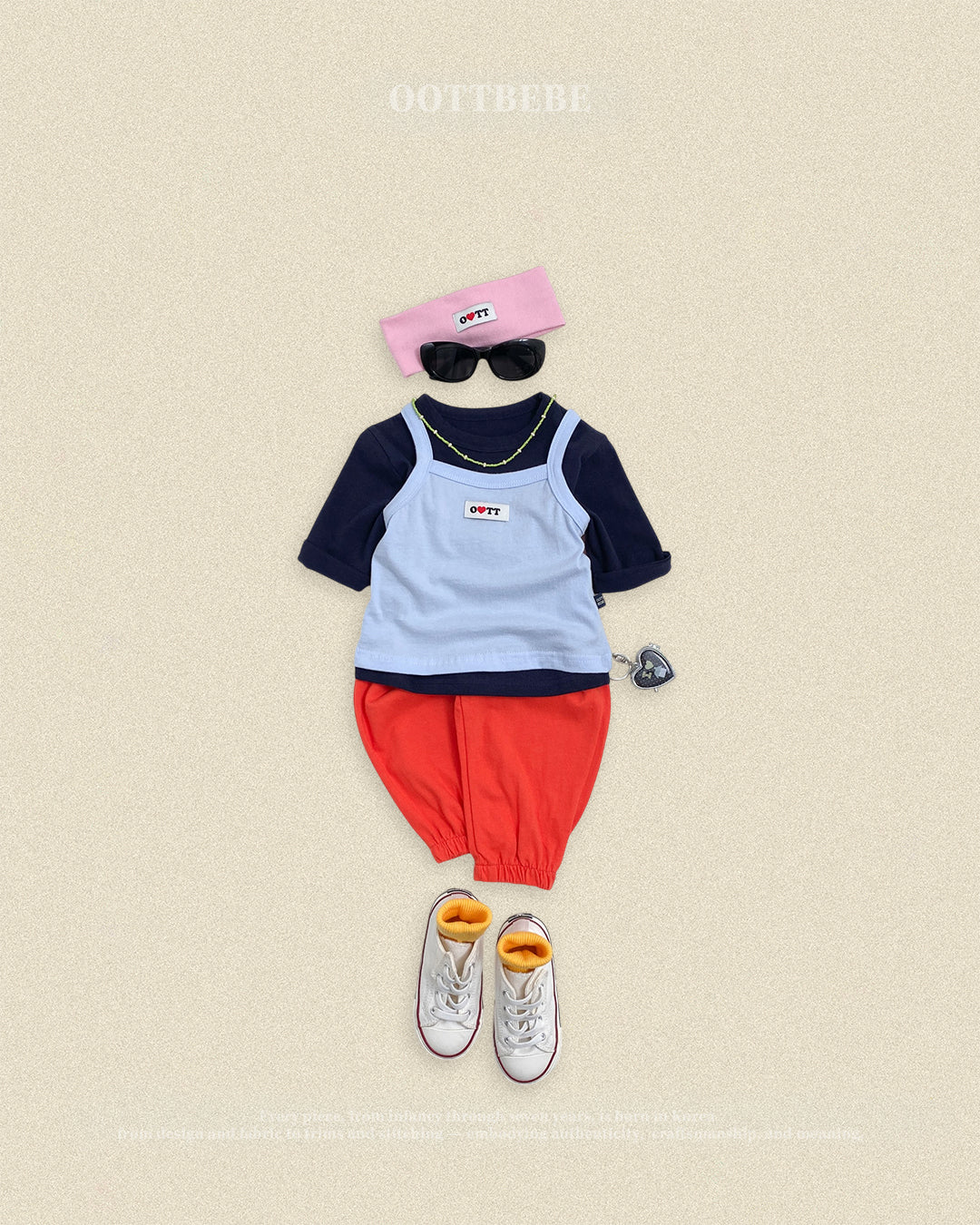 (Pre-order) OOTTBEBE Fall - Jelly Layering Tank Top - 젤리레이어드티 (4 Colors)