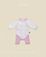 (Pre-order) OOTTBEBE Fall - Lovely Floral Romper & Leggings Set 코코플라워슈트세트 (2 Colors)