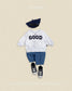 (Pre-order) OOTTBEBE Fall - Denim Check Pants - 데님체크팬츠 (2 Colors)