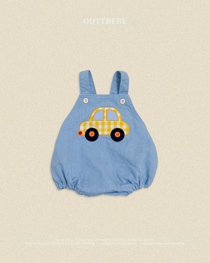 (Pre-order) OOTTBEBE Fall - Bungbung Denim Suit - 붕붕이데님슈트 (3 Colors)