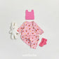 (Pre-order) OOTTBEBE Winter - 	Yum Yum Friends Full Bodysuit 얌얌친구전신슈트 (3 Colors)