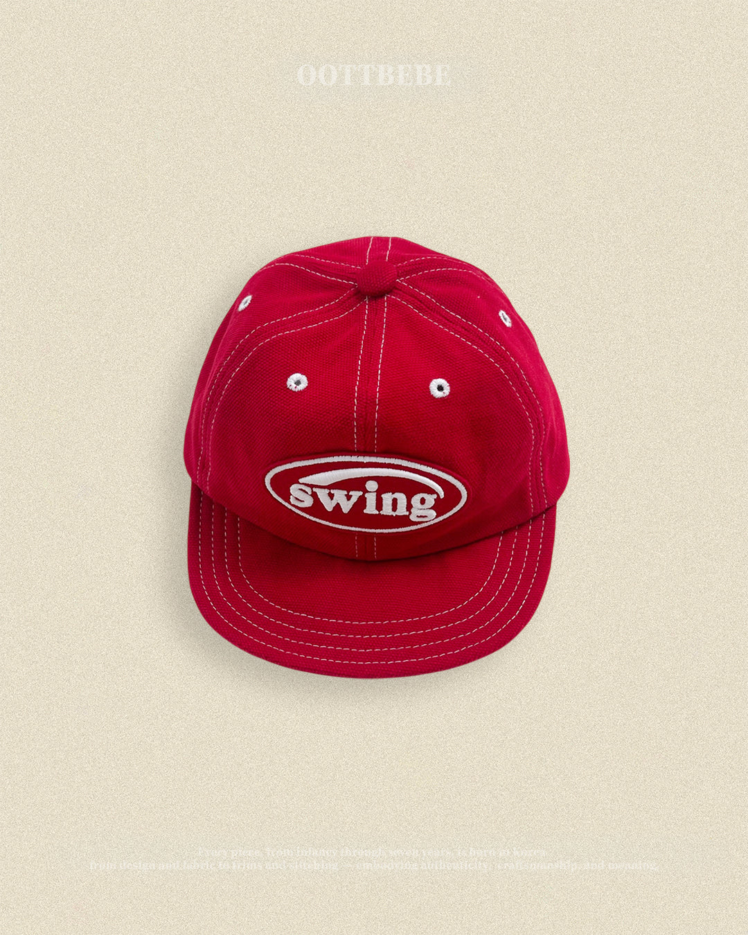 (Pre-order) OOTTBEBE Fall - Kids Swing Ball Cap - 스윙볼캡 (5 Colors)