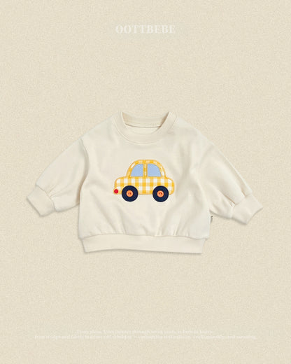 (Pre-order) OOTTBEBE Fall - Bungbung Sweatshirt - 붕붕이맨투맨 (3 Colors)