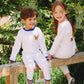 (Pre-order) KoongsKoongs Kids’ Premium Tok Tok Warm All-in-One Rash Guard (Cheetah)