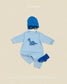 (Pre-order) OOTTBEBE Fall - Robot Dino Romper & Leggings Set 로봇공룡슈트세트 (5 Colors)