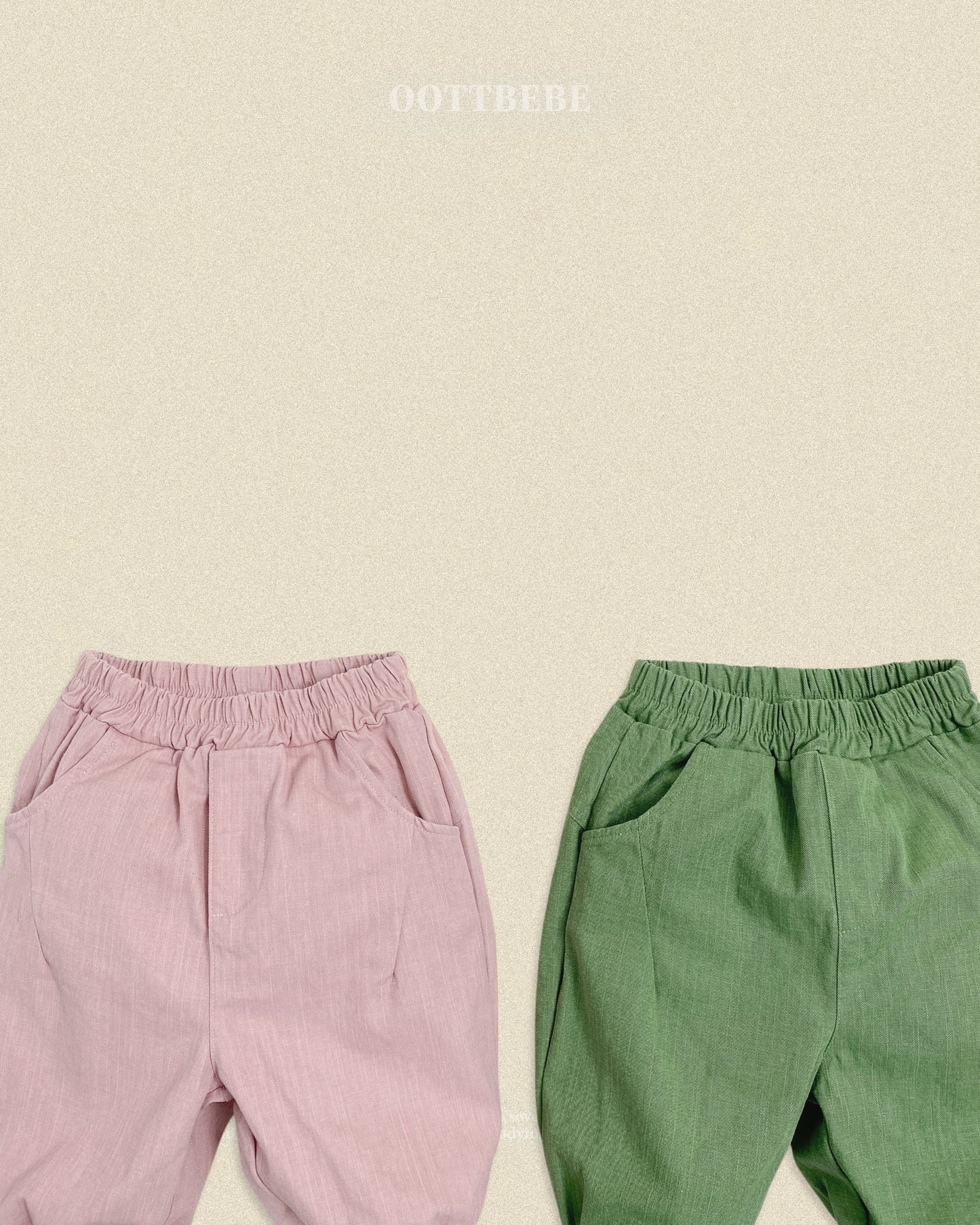 (Pre-order) OOTTBEBE Fall - Hip Slub Pants - 힙한슬럽팬츠 (2 Colors)