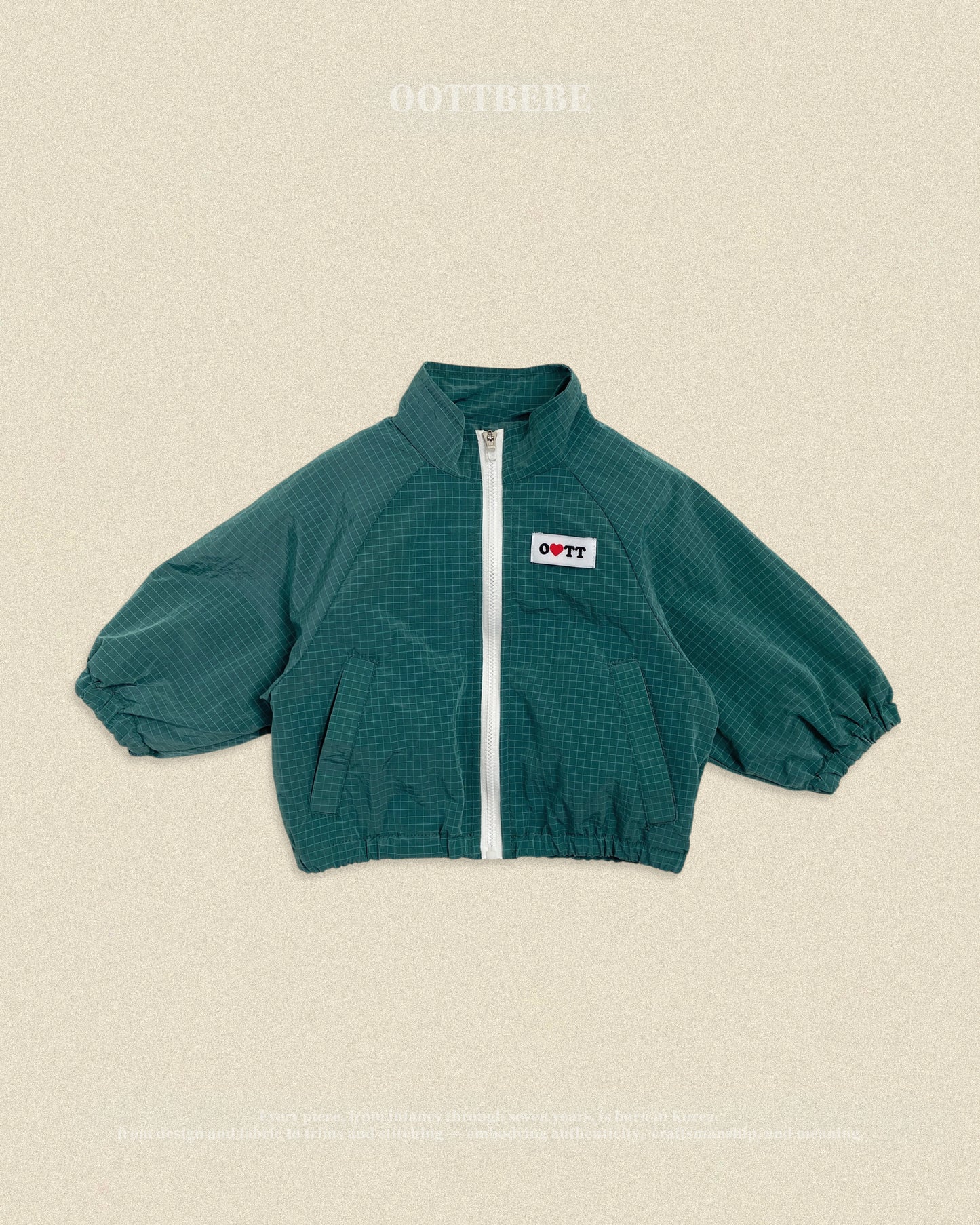 (Pre-order) OOTTBEBE Fall - High Teen Windbreaker - 하이틴바람막이 (2 Colors)