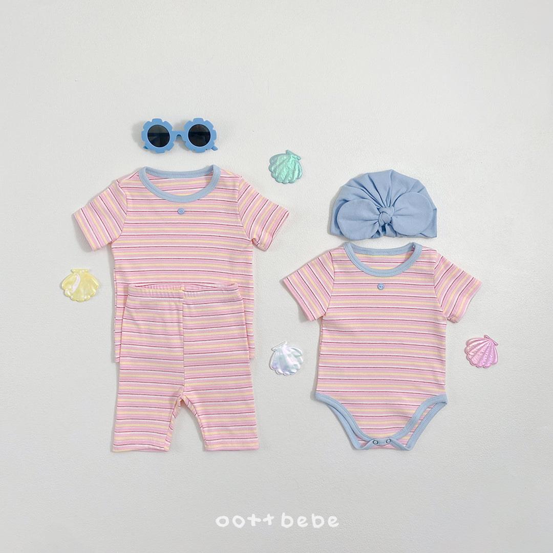 (Pre-order) OOTTBEBE Summer -  Jelly Pop Bodysuit 젤리팝슈트 (3 Colors)