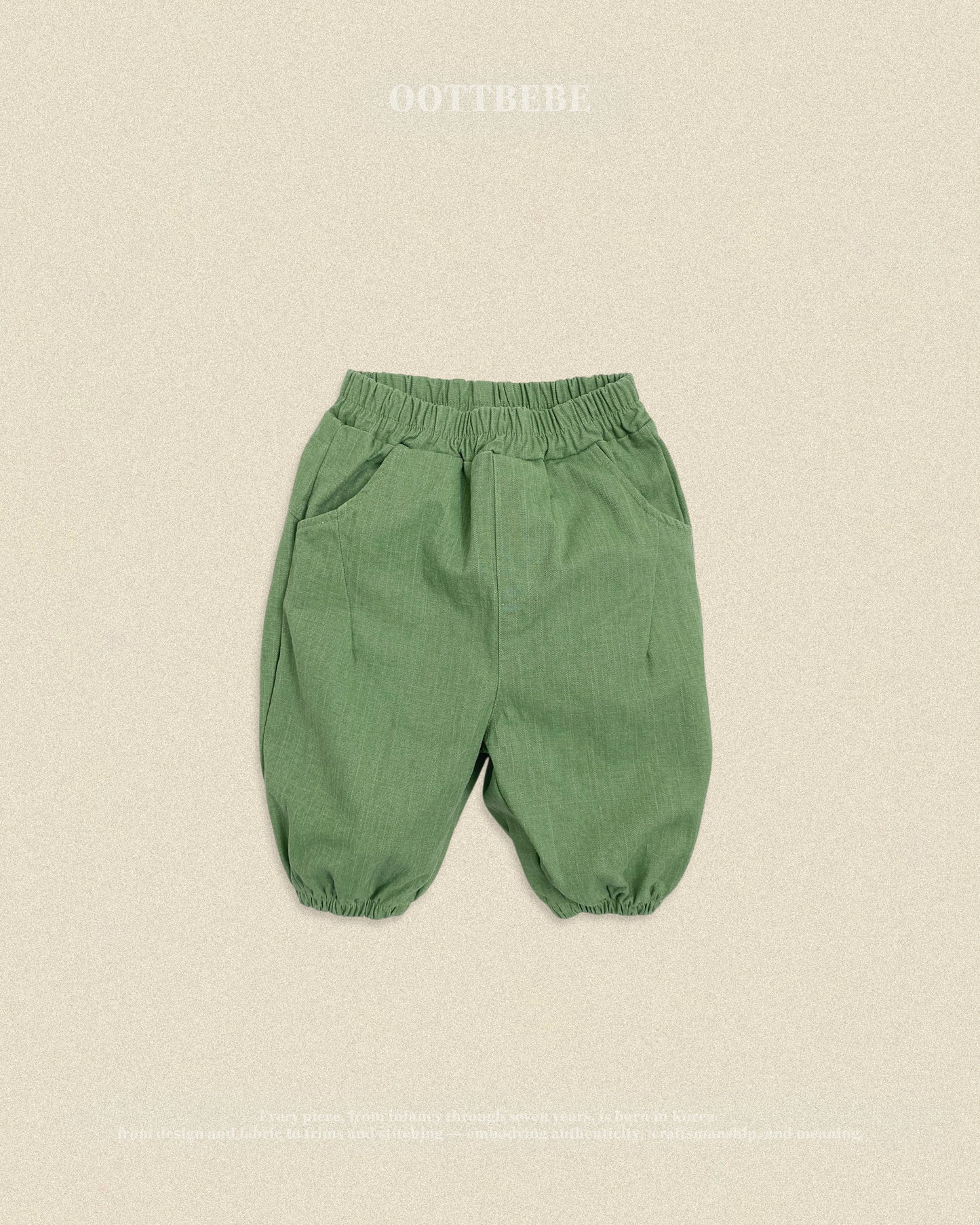(Pre-order) OOTTBEBE Fall - Hip Slub Pants - 힙한슬럽팬츠 (2 Colors)