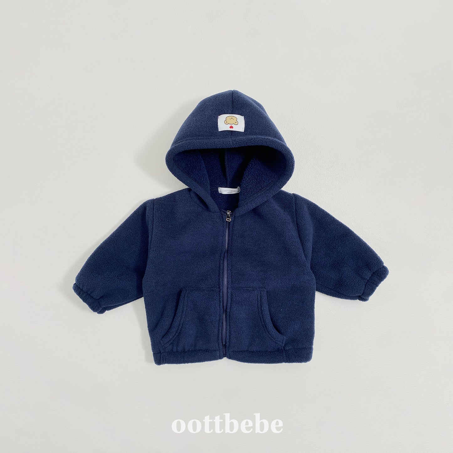 (Pre-order) OOTTBEBE Winter - Marshmallow Cloud Fleece Zip-Up Jacket 말랑구름후리스집업점퍼 (5 Colors)