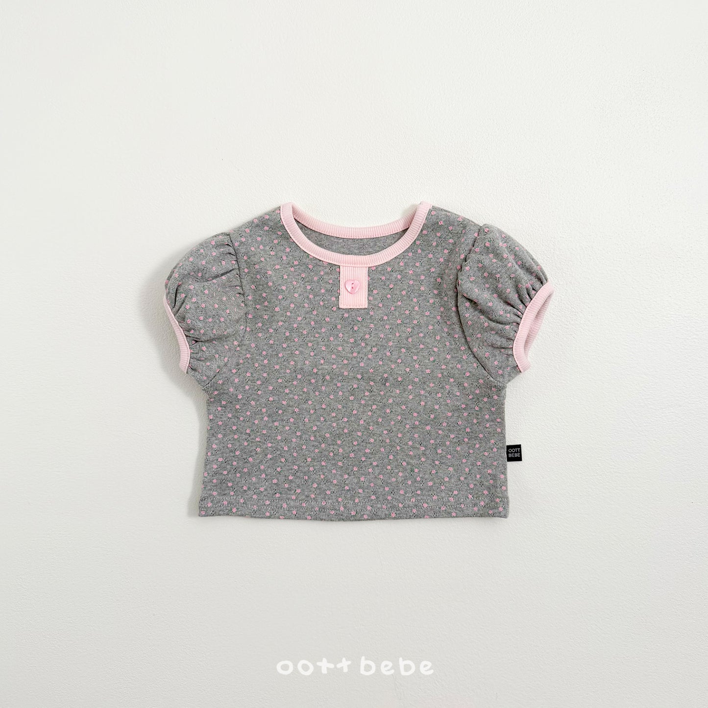 (Pre-order) OOTTBEBE Summer -  Lovely Eyelet Set 러블리아일렛상하복 (2 Colors)