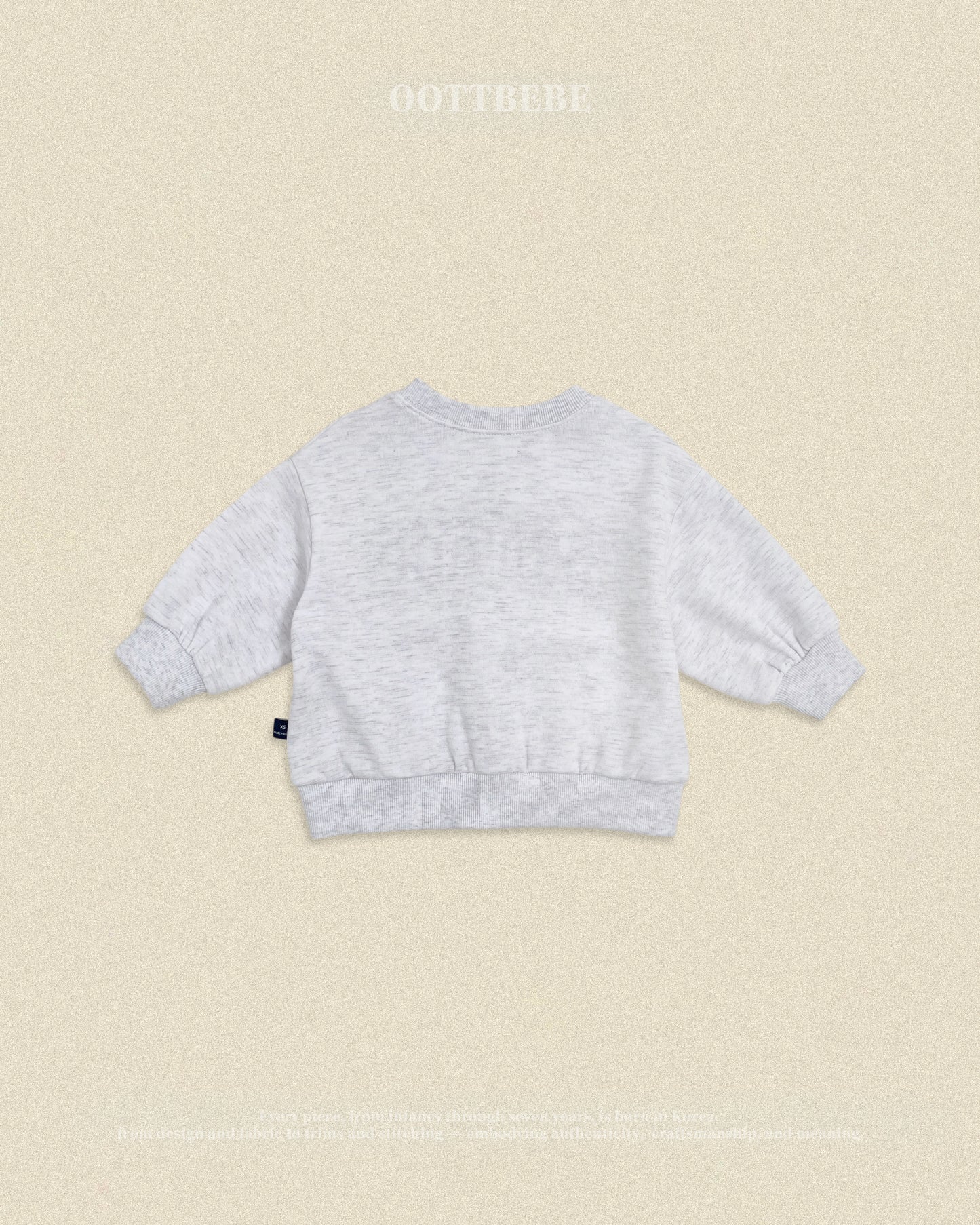(Pre-order) OOTTBEBE Fall - GOOD Sweatshirt - GOOD 맨투맨 (2 Colors)