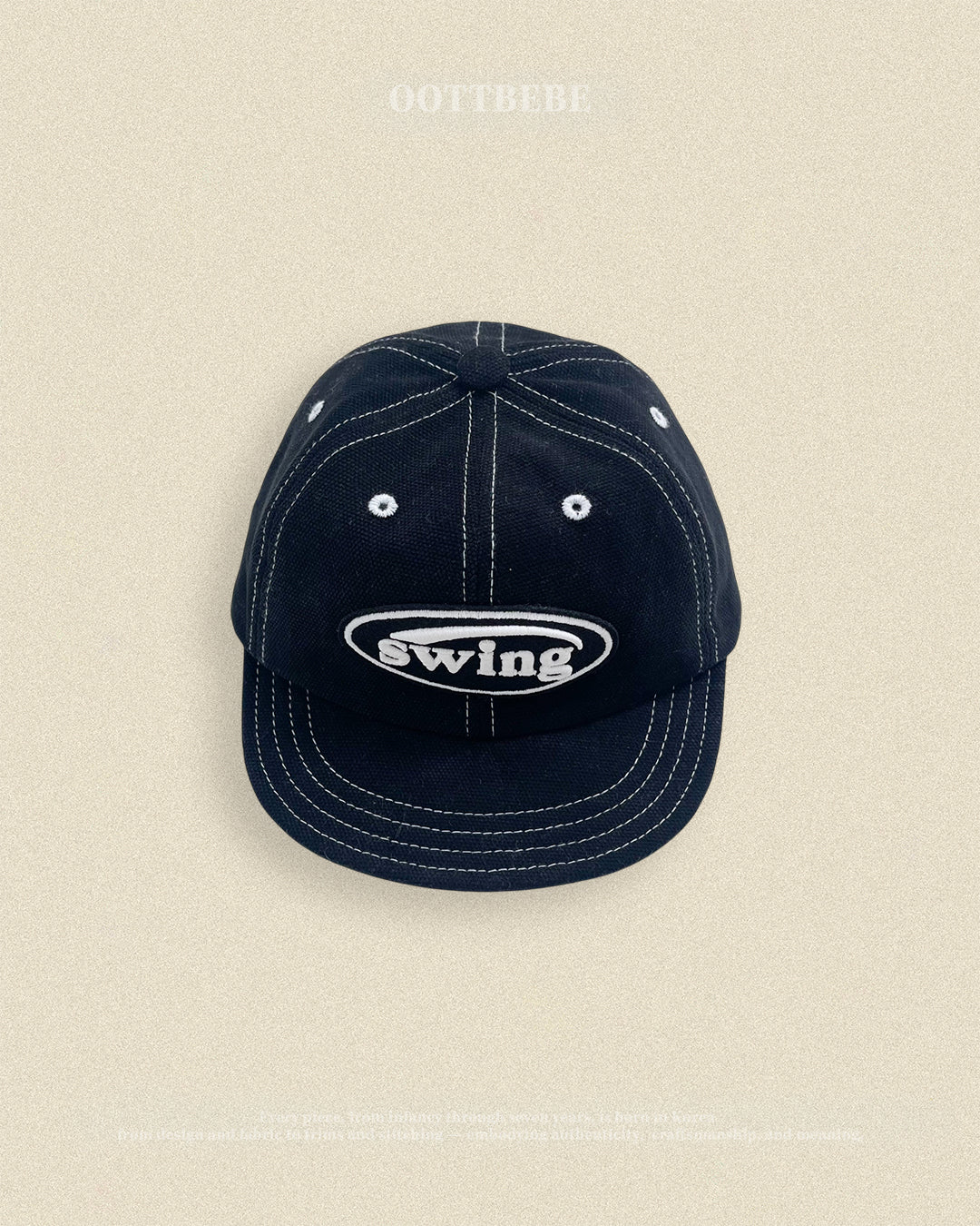 (Pre-order) OOTTBEBE Fall - Kids Swing Ball Cap - 스윙볼캡 (5 Colors)