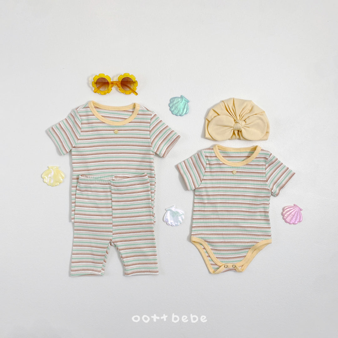 (Pre-order) OOTTBEBE Summer -  Jelly Pop Bodysuit 젤리팝슈트 (3 Colors)