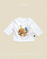 (Pre-order) OOTTBEBE Fall - Puppy Series Tee 퍼피시리즈티셔츠 (3 Colors)