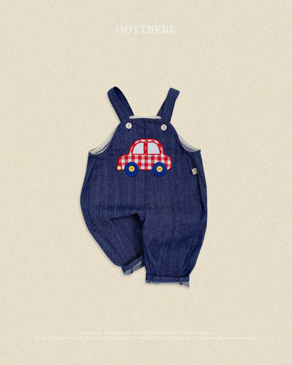 (Pre-order) OOTTBEBE Fall - Bungbung Denim Overalls - 붕붕이데님오버롤 (3 Colors)